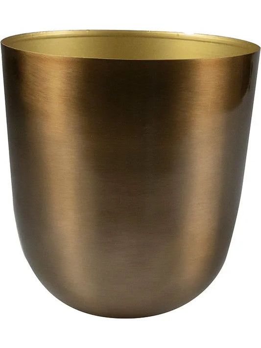 Mayk Plant Pot 13cm Height 11.8cm Dia Pot Gold