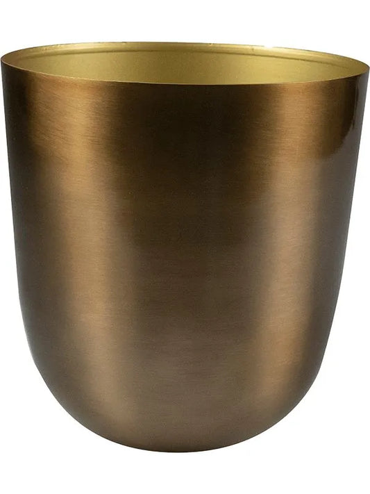 Mayk Plant Pot 16cm Height 14.7cm Dia Pot Gold