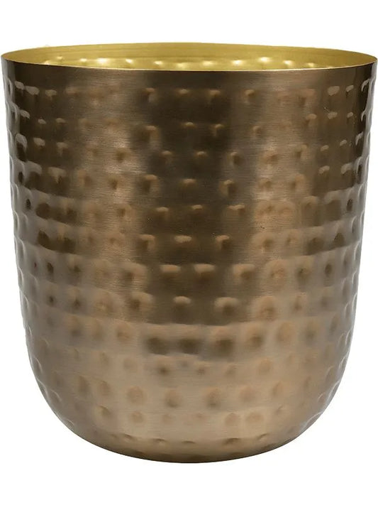 Mayren Plant Pot 22cm Height 19.5cm Dia Pot Gold