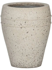 Mediterranean Plant Pot 32cm Height 19cm Dia Ares S Chalk White