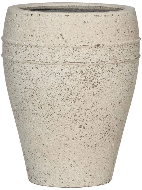 Mediterranean Plant Pot 50cm Height 30cm Dia Ares M Chalk White
