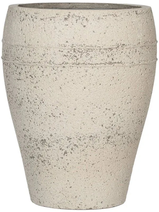 Mediterranean Plant Pot 68cm Height 43cm Dia Ares L Chalk White