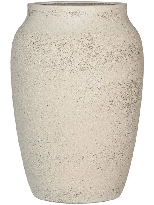 Mediterranean Plant Pot 74cm Height 31.5cm Dia Hera Chalk White
