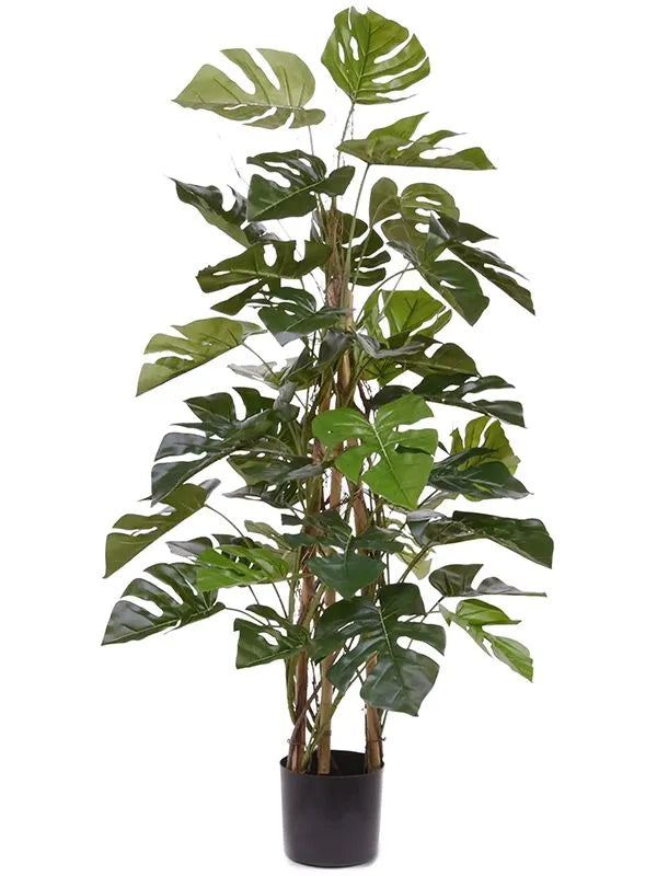 Monstera Deliciosa Artificial Plant Premium Faux 125cm Height