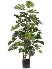 Monstera Deliciosa Artificial Plant Premium Faux 125cm Height