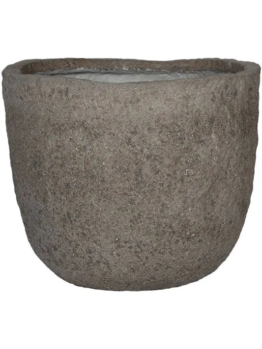 Mountain Plant Pot 36cm Height 37cm Dia Russell M Dioriet Grey