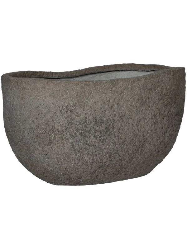 Mountain Plant Pot 40cm Height 39cm Dia Hunter L Dioriet Grey
