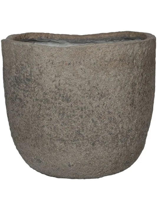 Mountain Plant Pot 44cm Height 45cm Dia Russell L Dioriet Grey