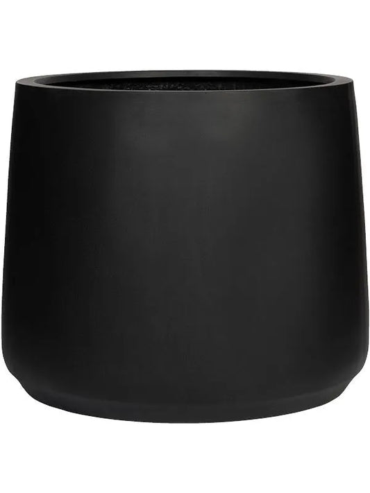 Natural Jumbo Plant Pot 61cm Height 59cm Dia Patt XS Black