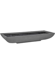 Natural Plant Pot 7cm Height 17.5cm Dia Pandora S Grey