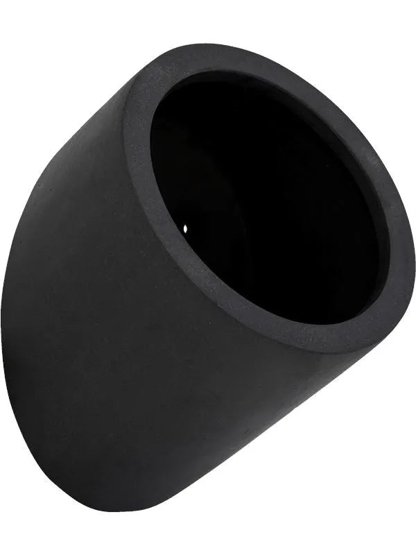 Natural Wally Plant Pot 20cm Height 19cm Dia Puk M Black