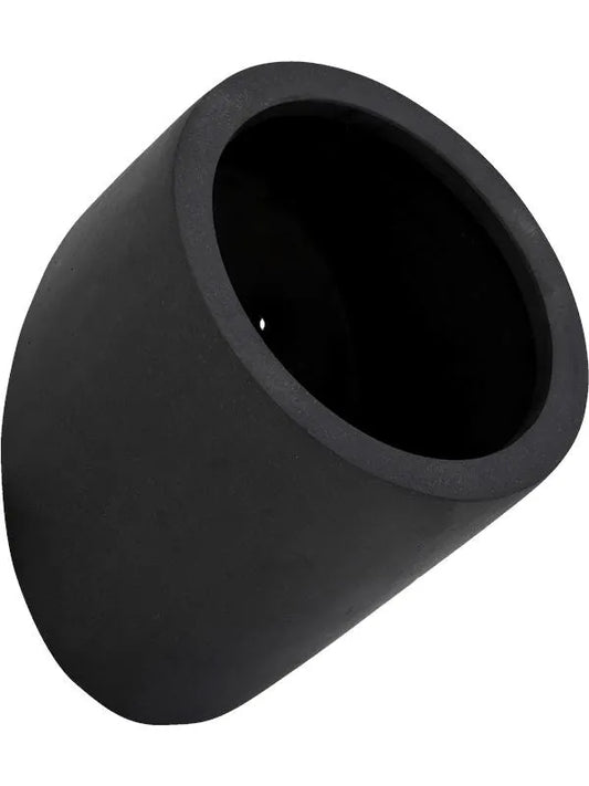 Natural Wally Plant Pot 20cm Height 19cm Dia Puk M Black