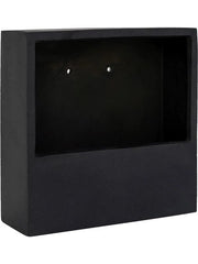 Natural Wally Plant Pot 9cm Height 29cm Dia Jack XS Black