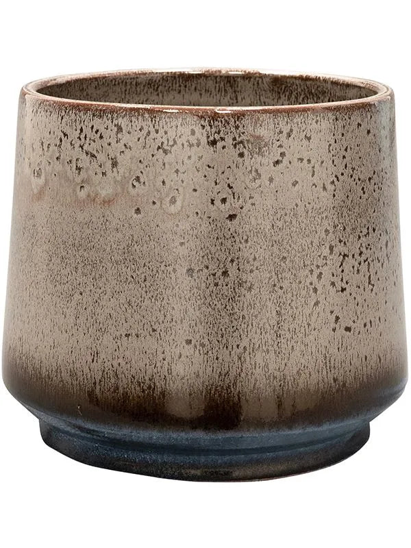 Noaz Plant Pot 13cm Height 11cm Dia Pot Coffee