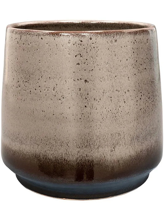 Noaz Plant Pot 27cm Height 22cm Dia Pot Coffee