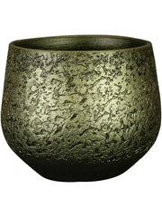 Noor Plant Pot 13cm Height 14cm Dia Pot Velvet Green
