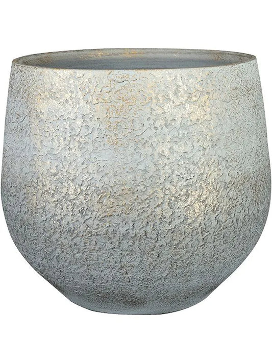 Noor Plant Pot 25cm Height 22cm Dia Pot Metallic Grey
