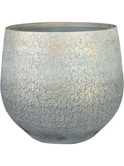Noor Plant Pot 25cm Height 22cm Dia Pot Metallic Grey