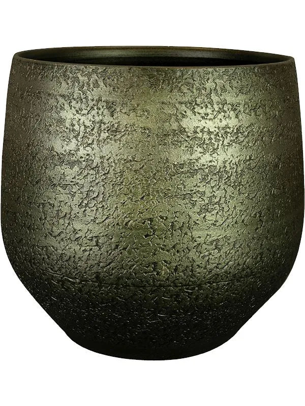 Noor Plant Pot 33cm Height 30cm Dia Pot Velvet Green