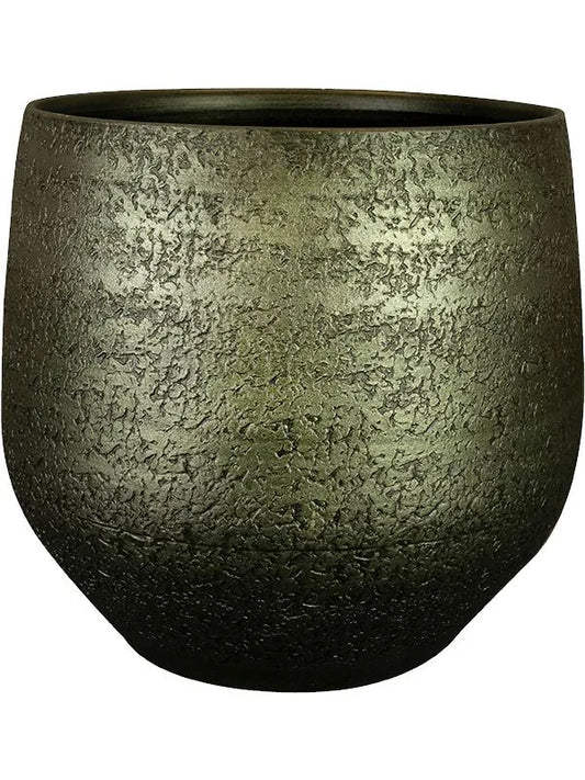 Noor Plant Pot 33cm Height 30cm Dia Pot Velvet Green