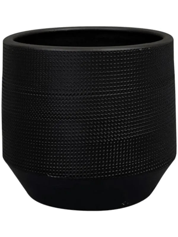 Norell Plant Pot 13cm Height 12cm Dia Pot Black