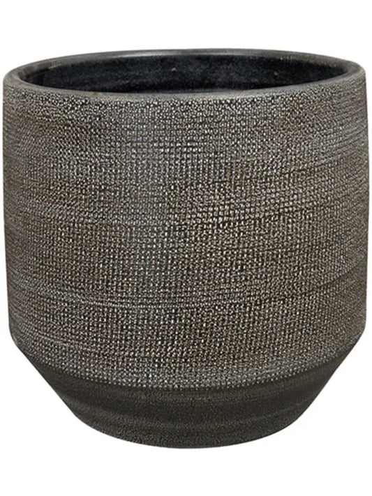 Norell Plant Pot 16cm Height 15cm Dia Pot Latte Brown
