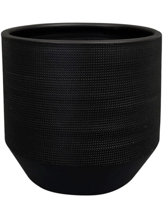 Norell Plant Pot 20cm Height 18cm Dia Pot Black