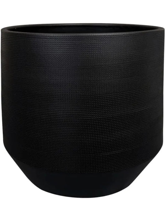 Norell Plant Pot 24cm Height 22cm Dia Pot Black
