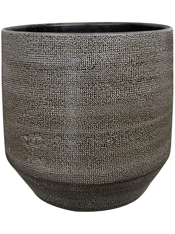 Norell Plant Pot 24cm Height 22cm Dia Pot Latte Brown