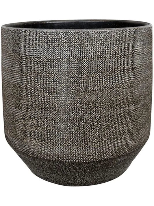 Norell Plant Pot 24cm Height 22cm Dia Pot Latte Brown