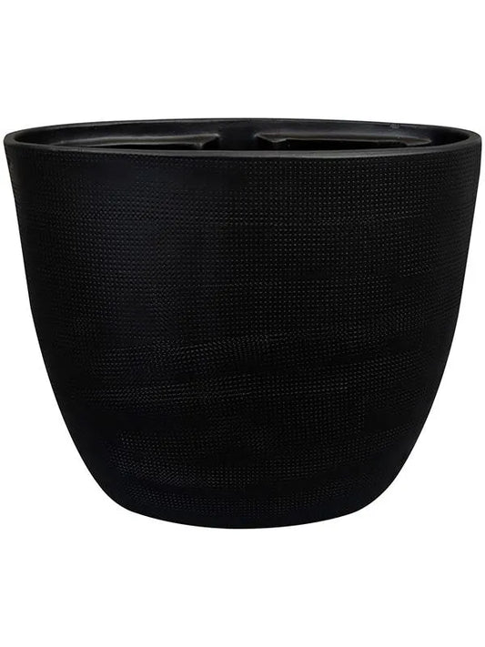 Norell Plant Pot 26cm Height 12cm Dia Planter Black