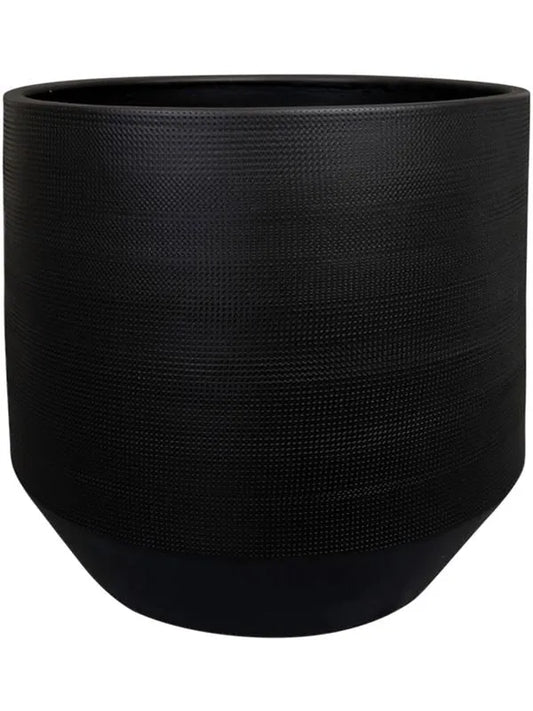 Norell Plant Pot 28cm Height 26cm Dia Pot Black