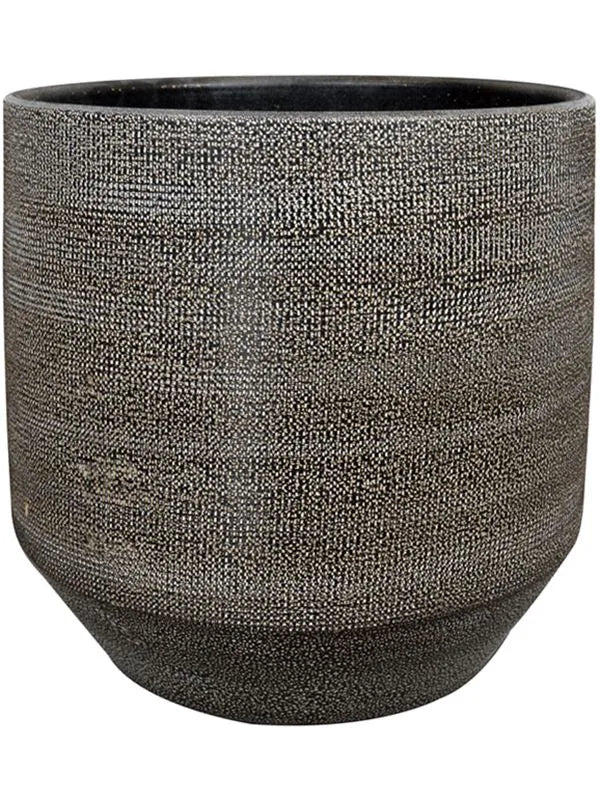 Norell Plant Pot 28cm Height 26cm Dia Pot Latte Brown