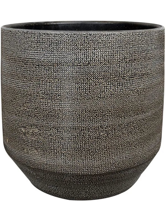 Norell Plant Pot 28cm Height 26cm Dia Pot Latte Brown