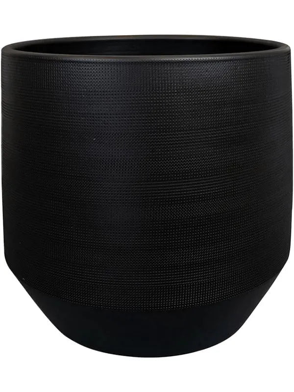 Norell Plant Pot 30cm Height 29cm Dia Pot Black