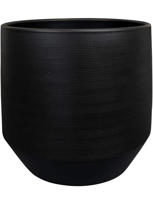Norell Plant Pot 38cm Height 39cm Dia Pot Black