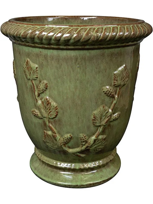 Novell Plant Pot 58cm Height 36cm Dia Vase Green