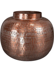 Nynke Plant Pot 24cm Height 14cm Dia Pot Tall Rose Gold
