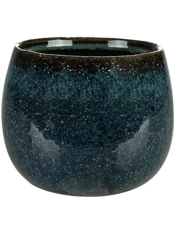 Odile Plant Pot 11cm Height 12cm Dia Pot Petrol