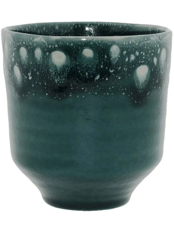 Otis Plant Pot 16cm Height 13cm Dia Pot 2-Tone Petrol
