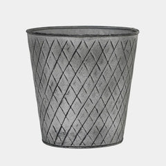 Outdoor Chatsworth Zinc Planter 26cm Height 26cm Width
