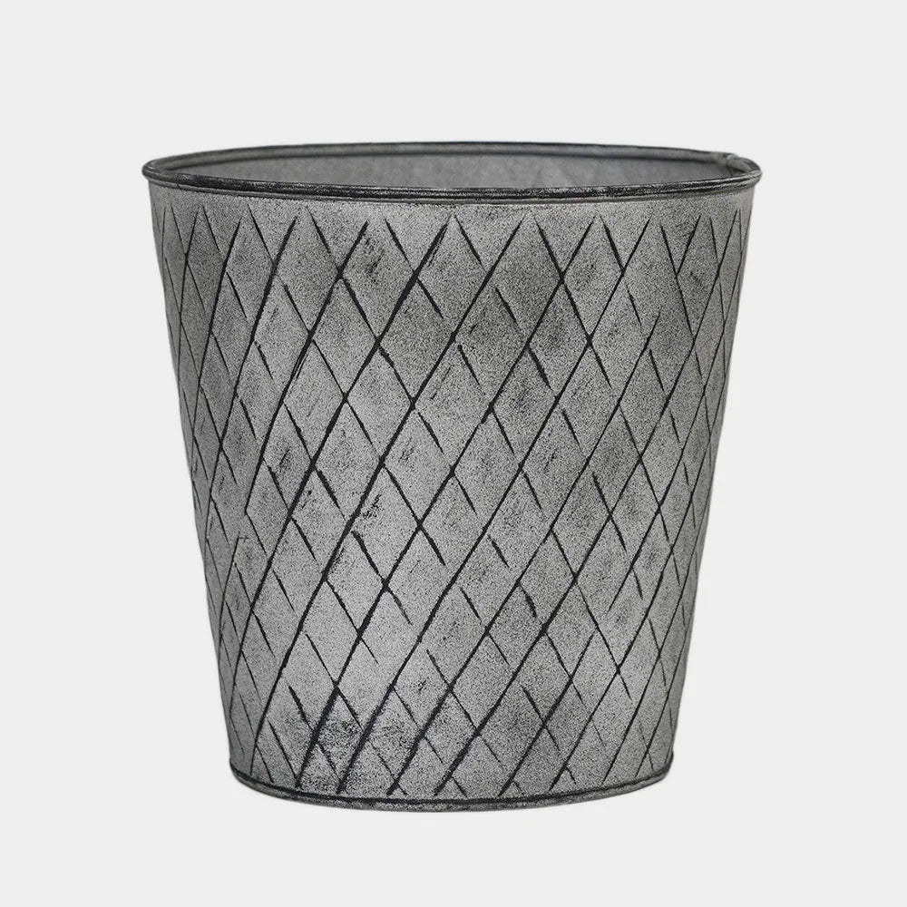 Outdoor Chatsworth Zinc Planter 32cm Height 36cm Width