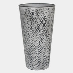 Outdoor Chatsworth Zinc Vase 50cm Height 28cm Width