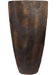 Oyster Plant Pot 126cm Height 66cm Dia Hugo XXL Imperial Brown