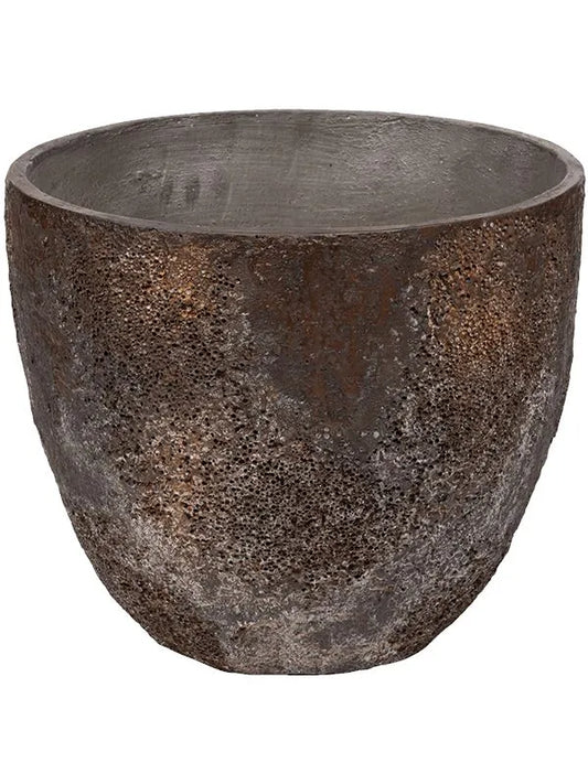 Oyster Plant Pot 36cm Height 40cm Dia Jesslyn XS Imperial Brown