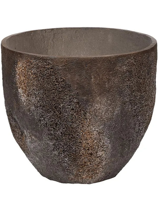 Oyster Plant Pot 44cm Height 48cm Dia Jesslyn S Imperial Brown