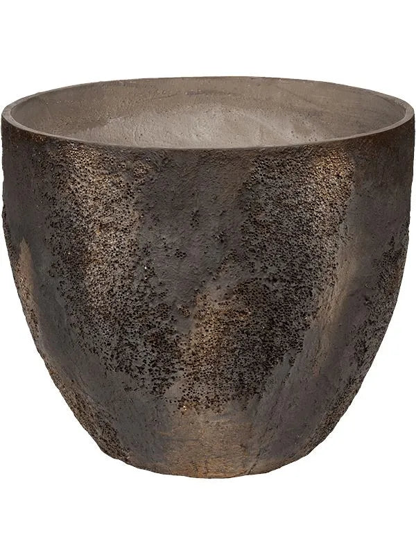 Oyster Plant Pot 52cm Height 58cm Dia Jesslyn M Imperial Brown
