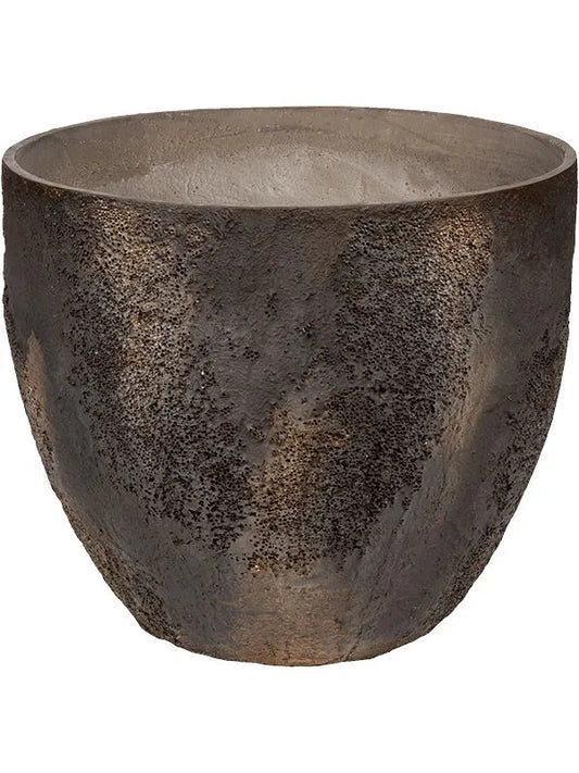 Oyster Plant Pot 52cm Height 58cm Dia Jesslyn M Imperial Brown