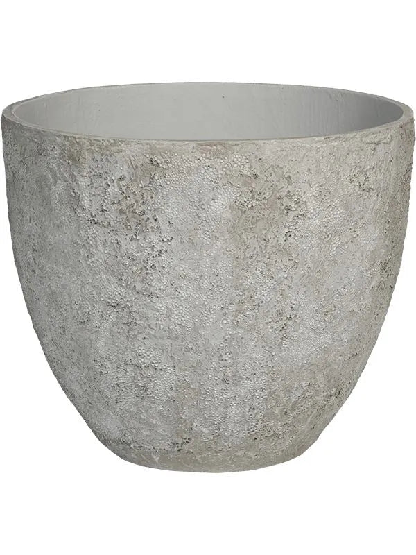 Oyster Plant Pot 52cm Height 58cm Dia Jesslyn M Imperial White