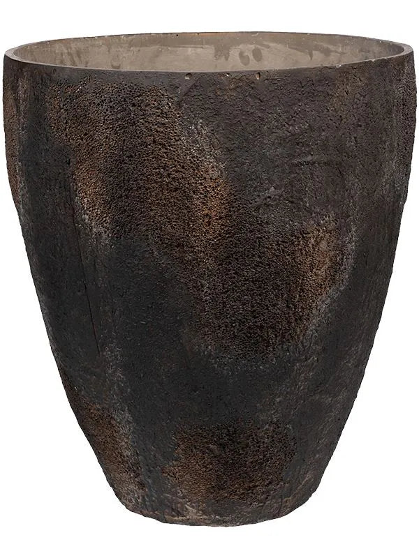 Oyster Plant Pot 74cm Height 64cm Dia Bernd XL Imperial Brown